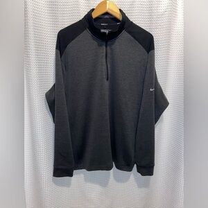 2/40$ Men’s NIKE GOLF DRI-FIT tour performance‎ 1/4 zip sweater size XXL